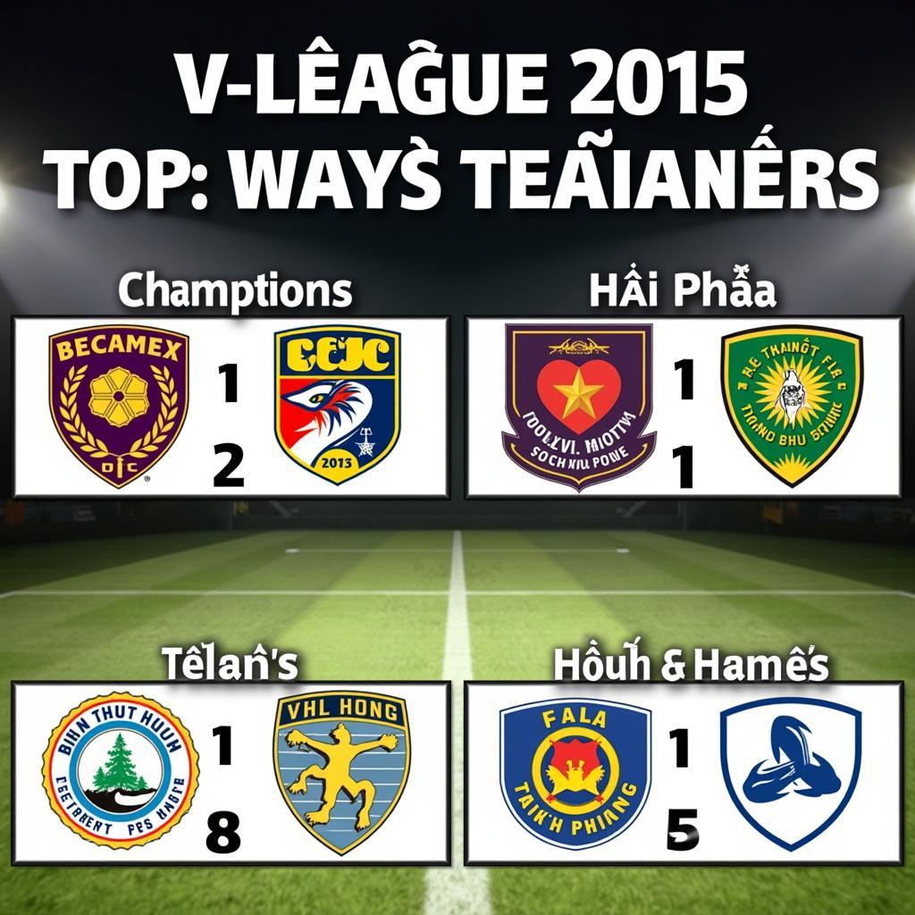 Top 4 V-League 2015