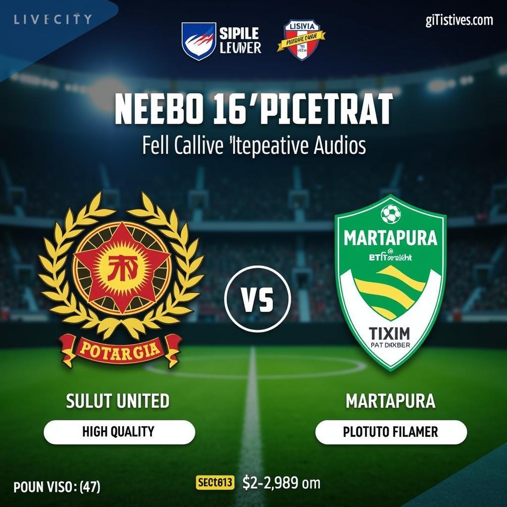 Xem bóng đá trực tuyến Sulut United vs Martapura trực tiếp