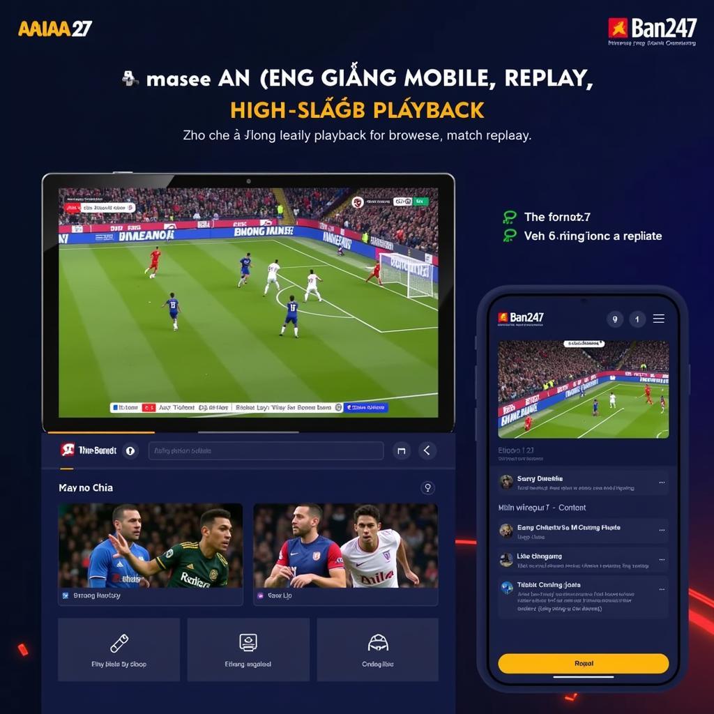 Xem lại bóng đá Banh247 trên website XEM BÓNG MOBILE