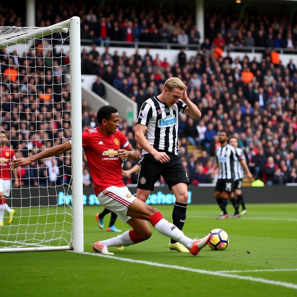 Bàn thắng đẹp mắt MU vs Newcastle