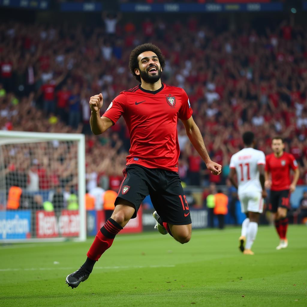 Xem trực tiếp bóng đá Ai Cập: Mohamed Salah ghi bàn