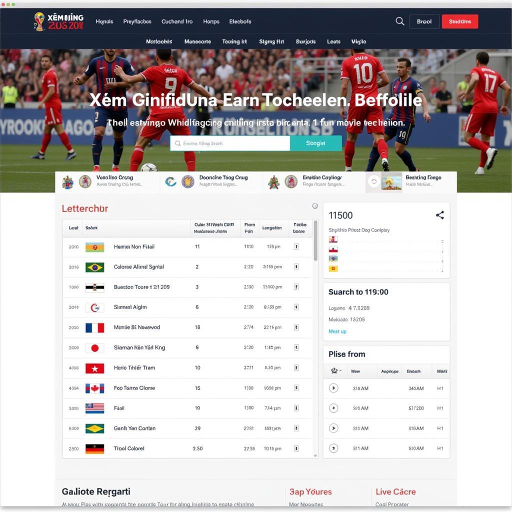 Lịch thi đấu World Cup được cập nhật liên tục trên XEM BÓNG MOBILE