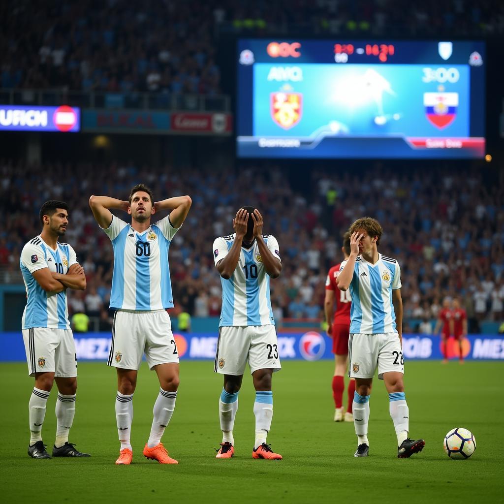 Argentina thua Croatia tại World Cup