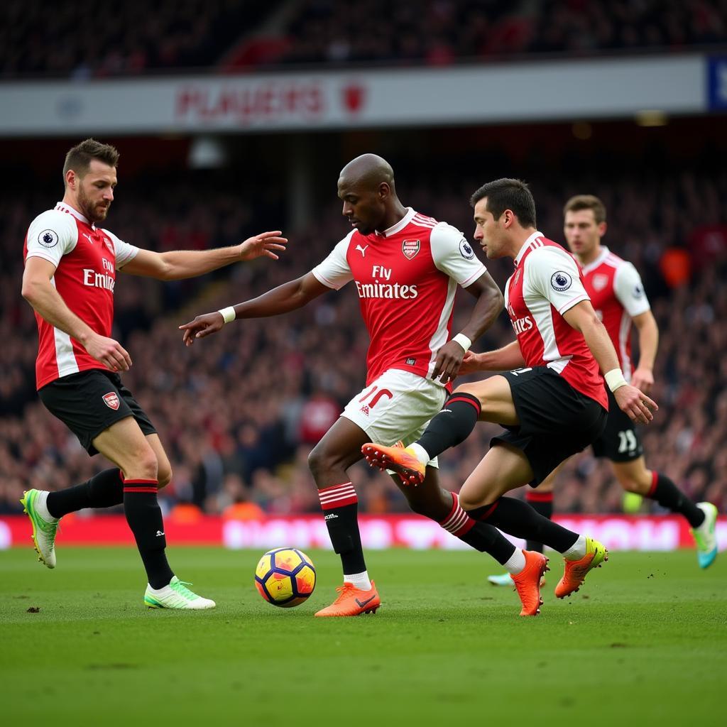 Arsenal tấn công Southampton