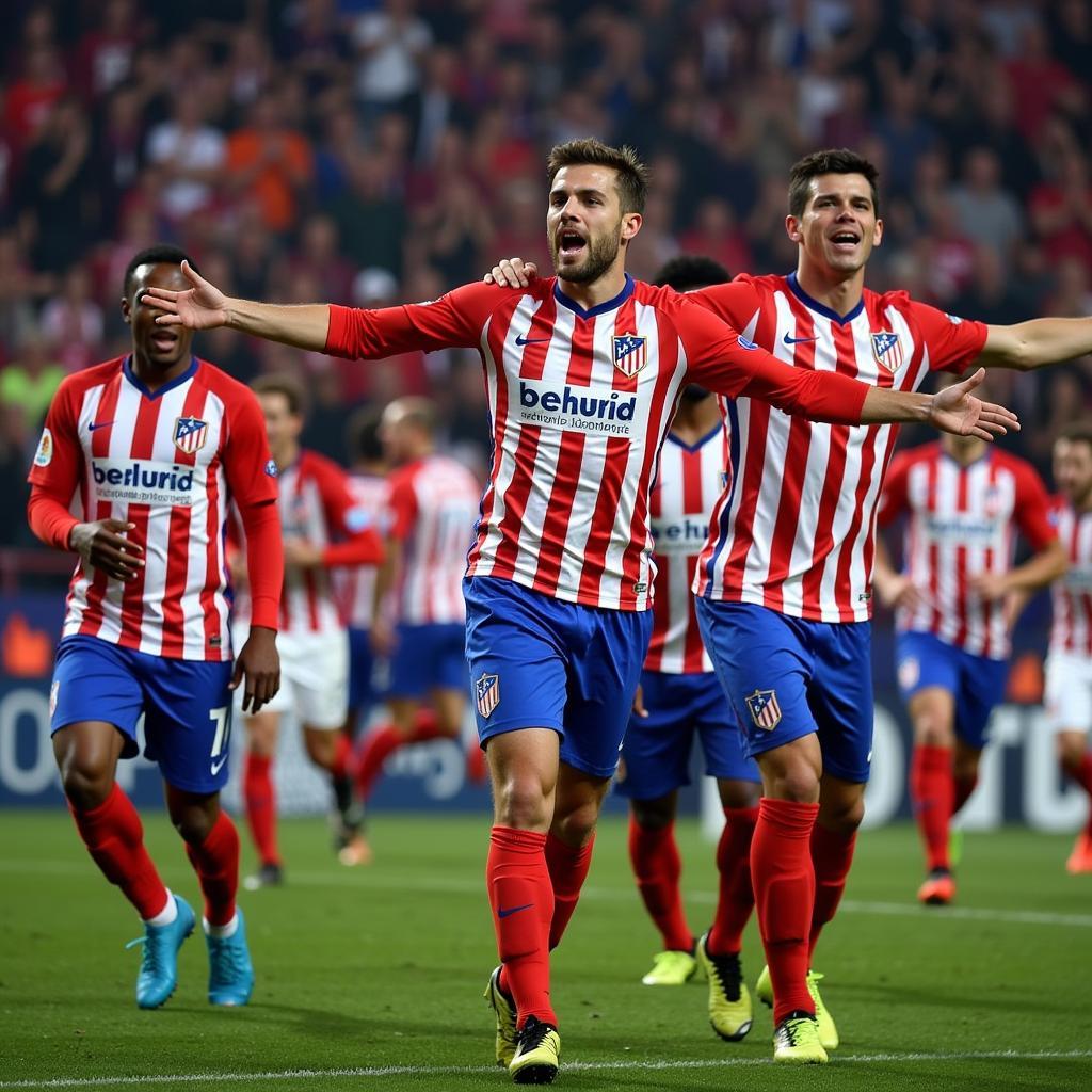 Atletico Madrid vào chung kết C1 2014