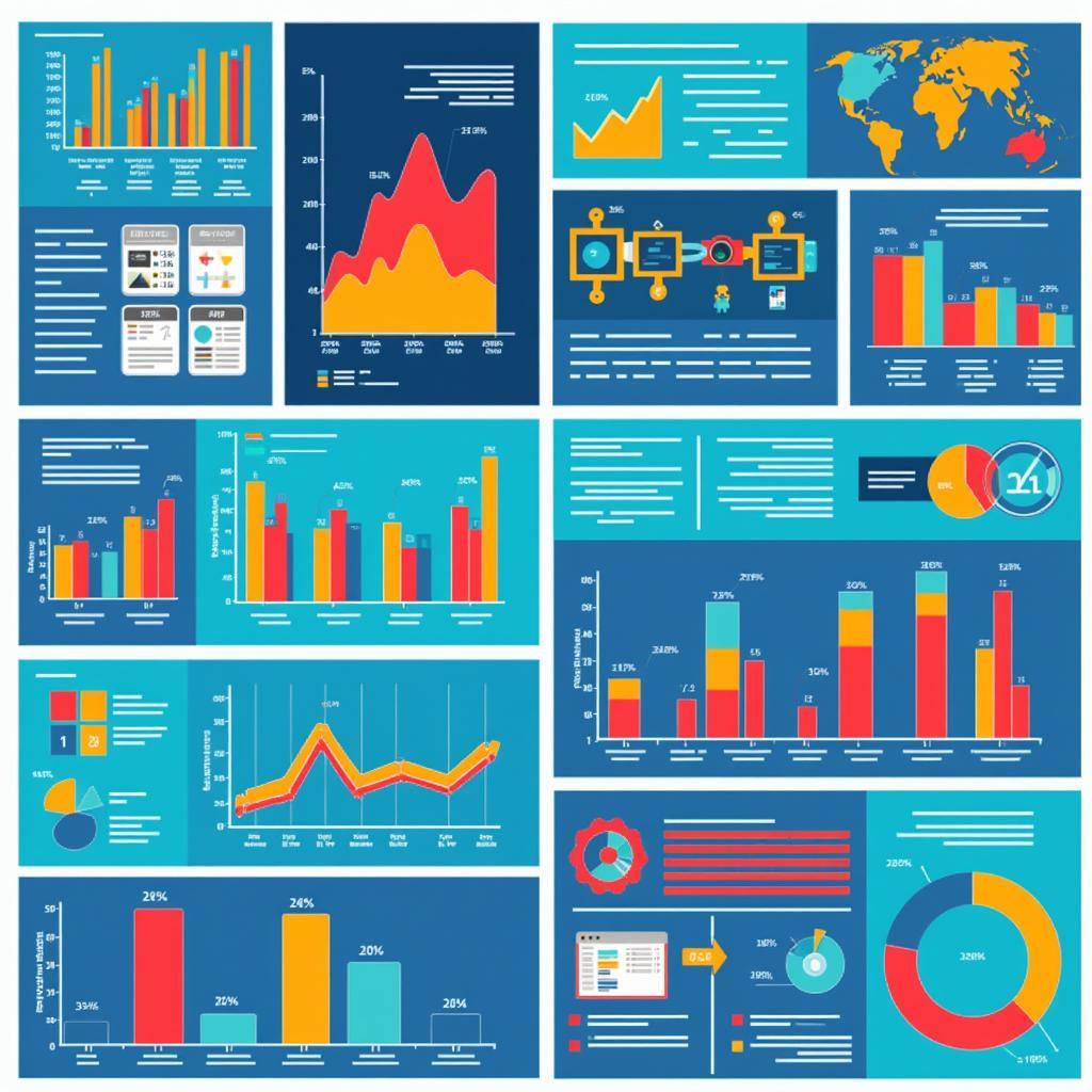 Báo cáo kinh doanh excel hấp dẫn