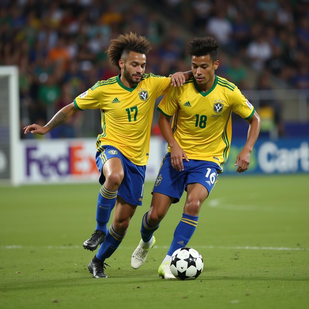 Neymar và Coutinho thời còn khoác áo Santos