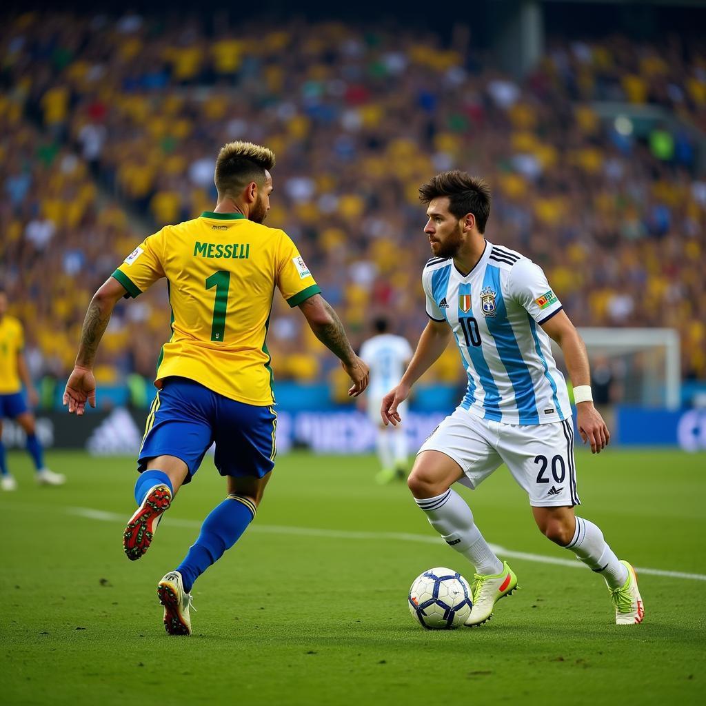 Brazil và Argentina đối đầu đỉnh cao