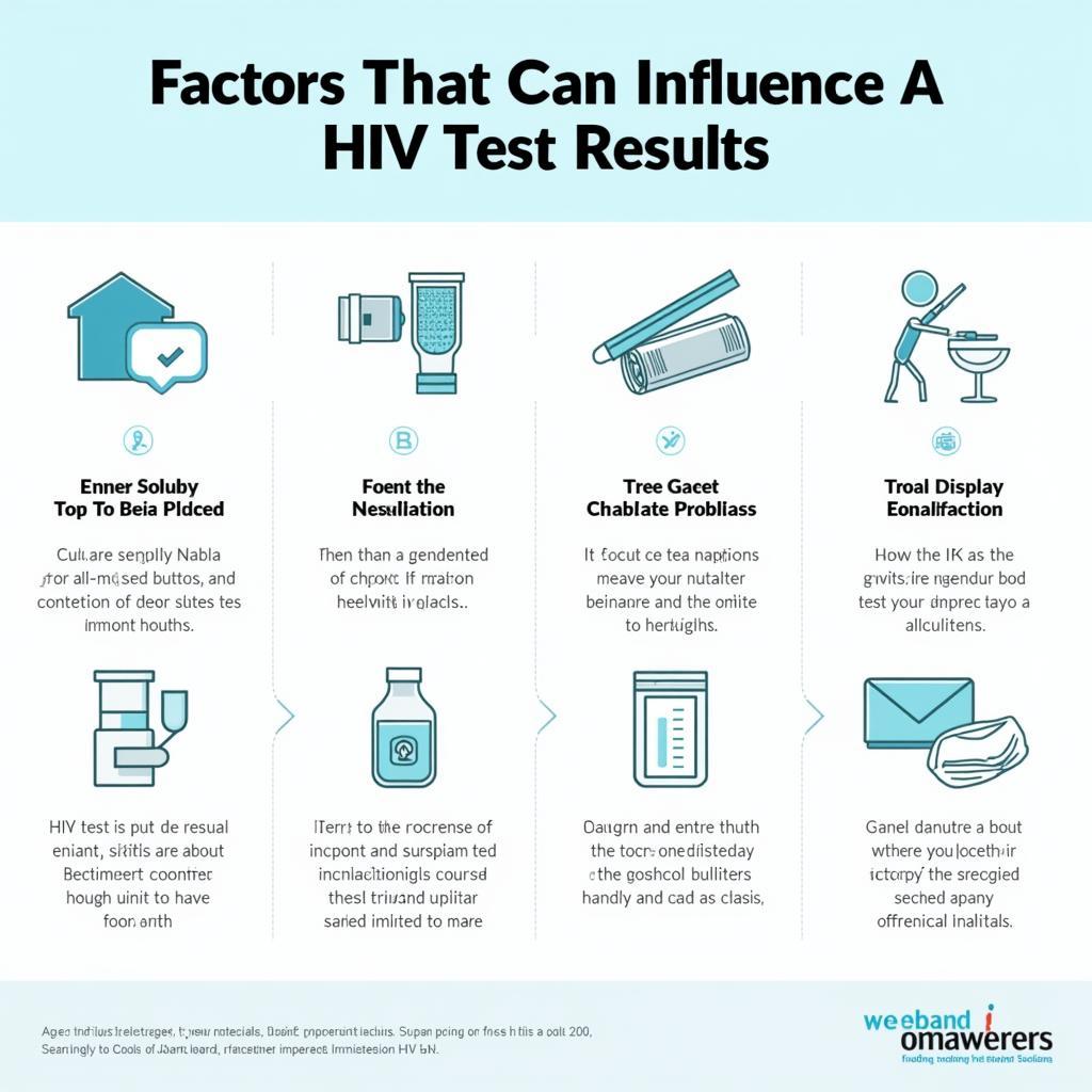 Các yếu tố ảnh hưởng kết quả xét nghiệm HIV