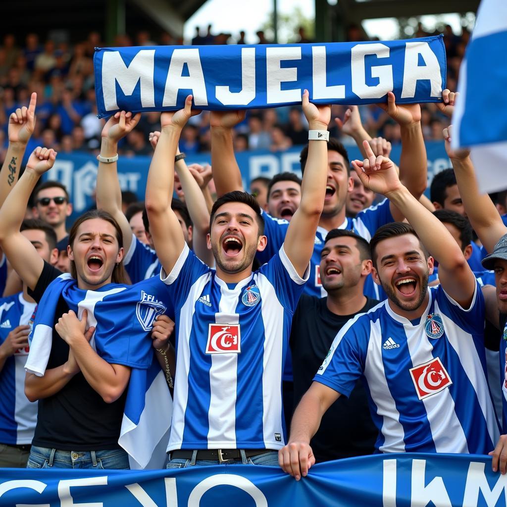 Passionate Malaga Fans