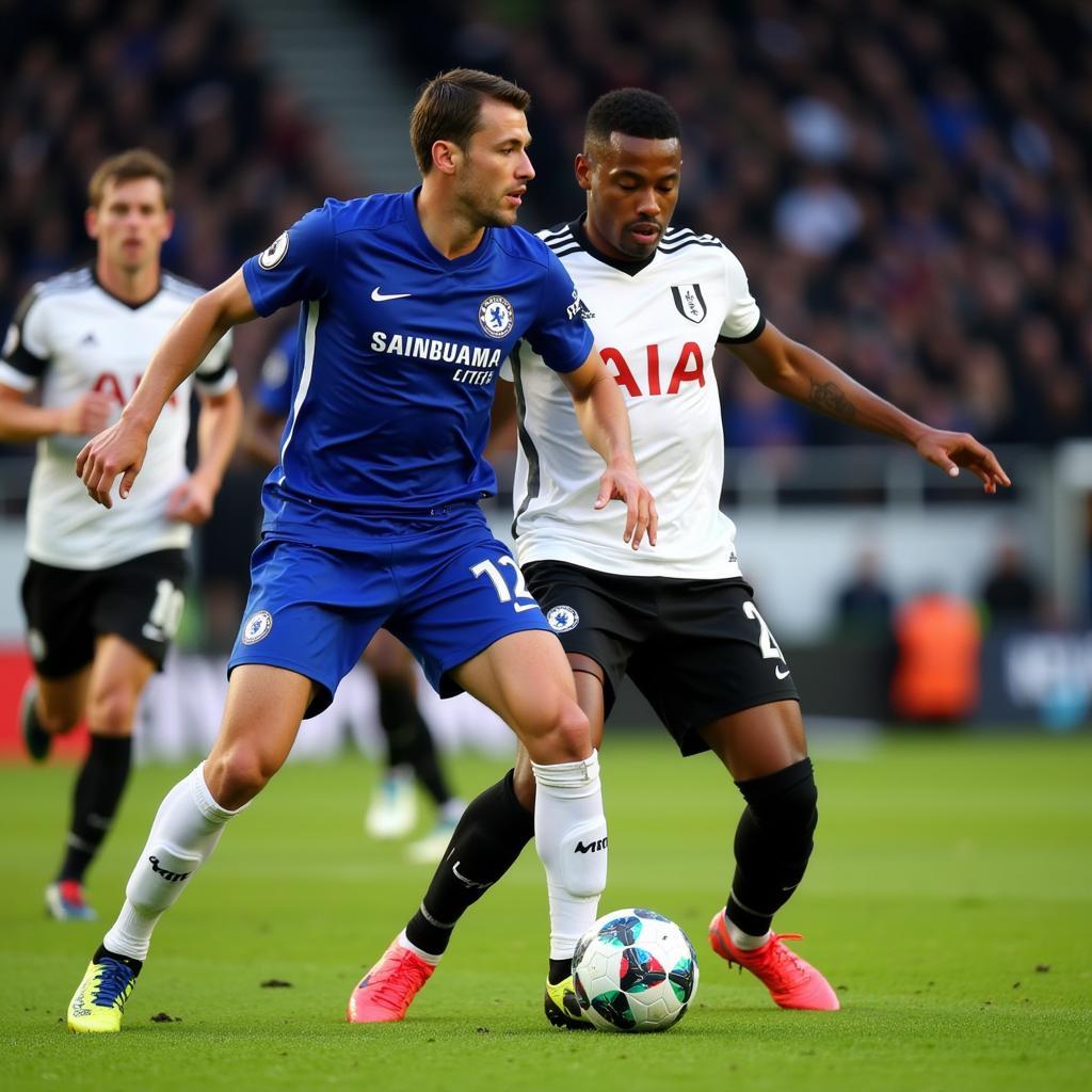 Chelsea và Fulham tranh chấp quyết liệt