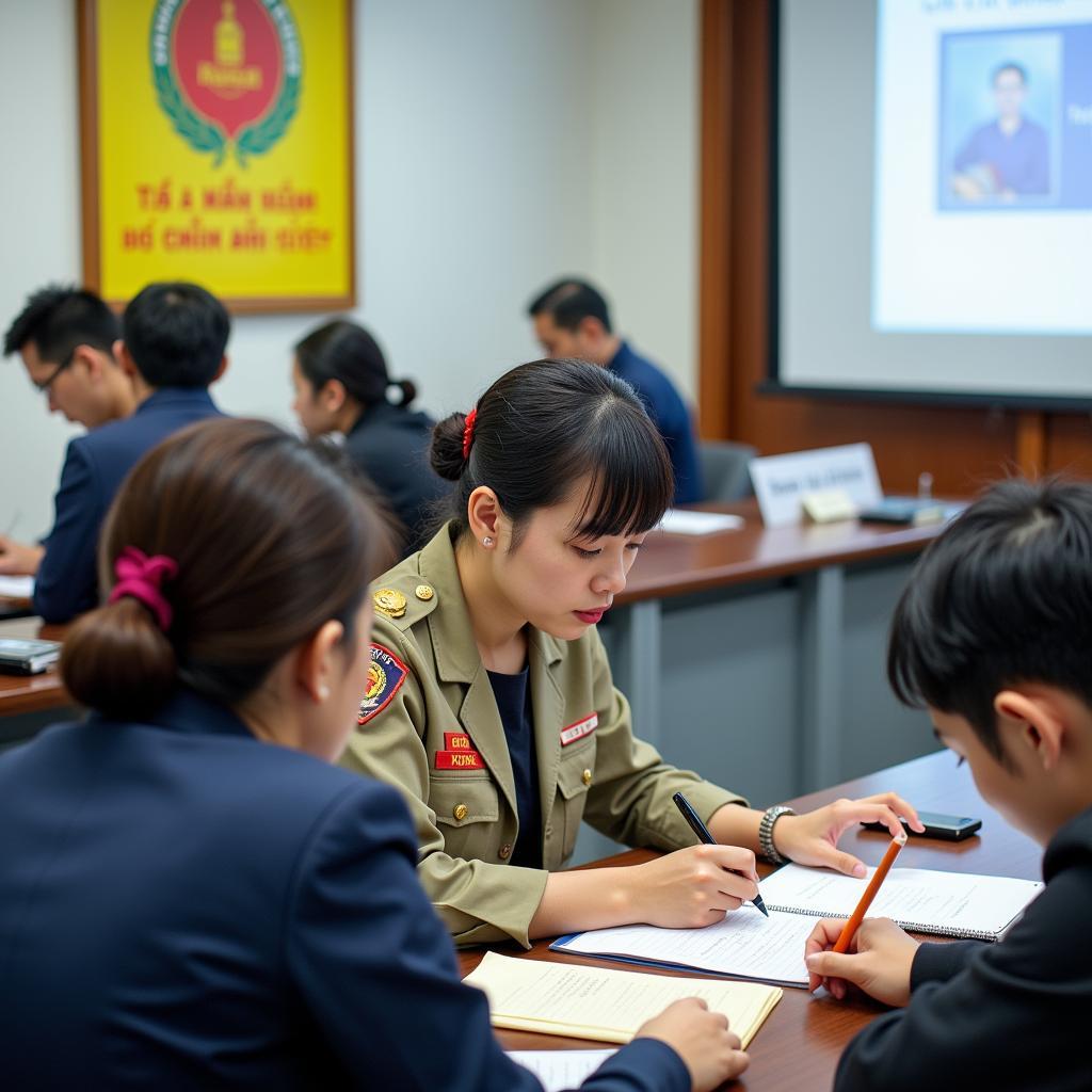 Công chức TPHCM làm việc