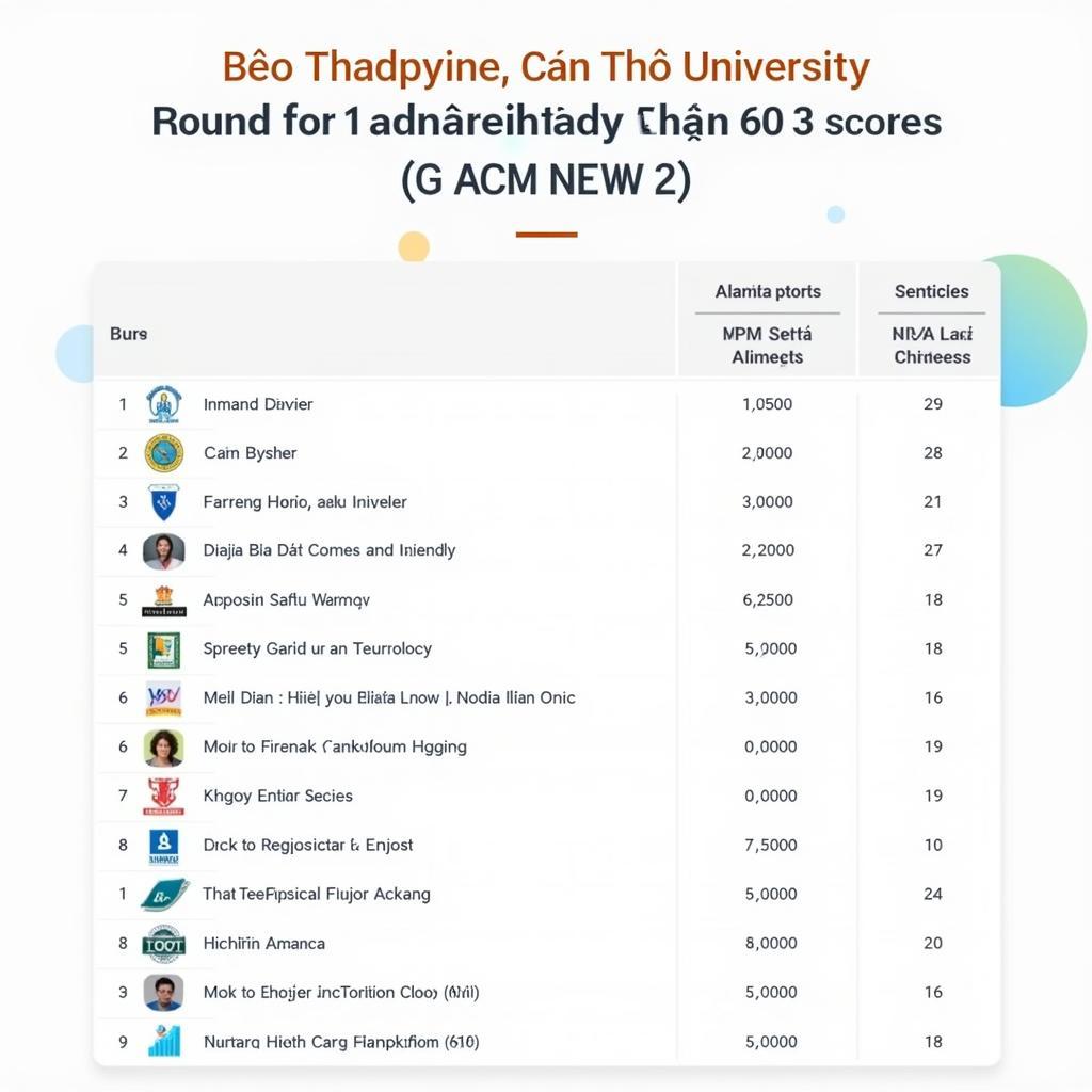 Điểm Chuẩn Đại Học Cần Thơ Đợt 2