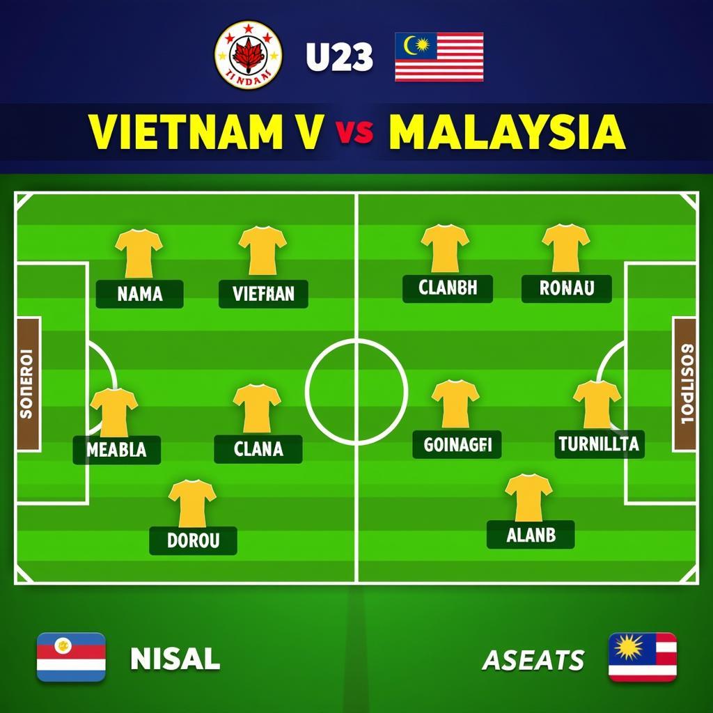 Dự đoán kết quả U23 Việt Nam vs U23 Malaysia: Đội hình ra sân