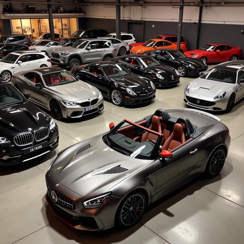 Neymar's Car Garage