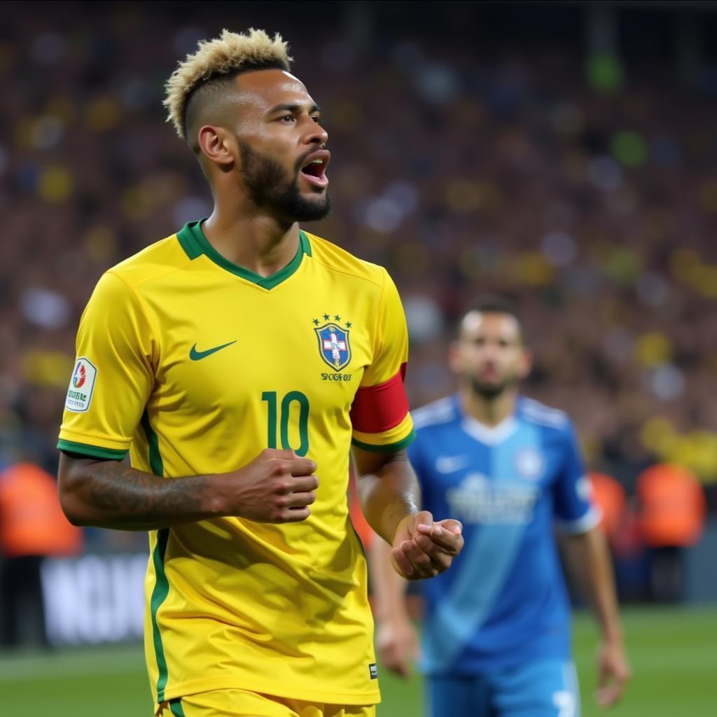 Hậu vệ chóng mặt trước kỹ thuật của Neymar