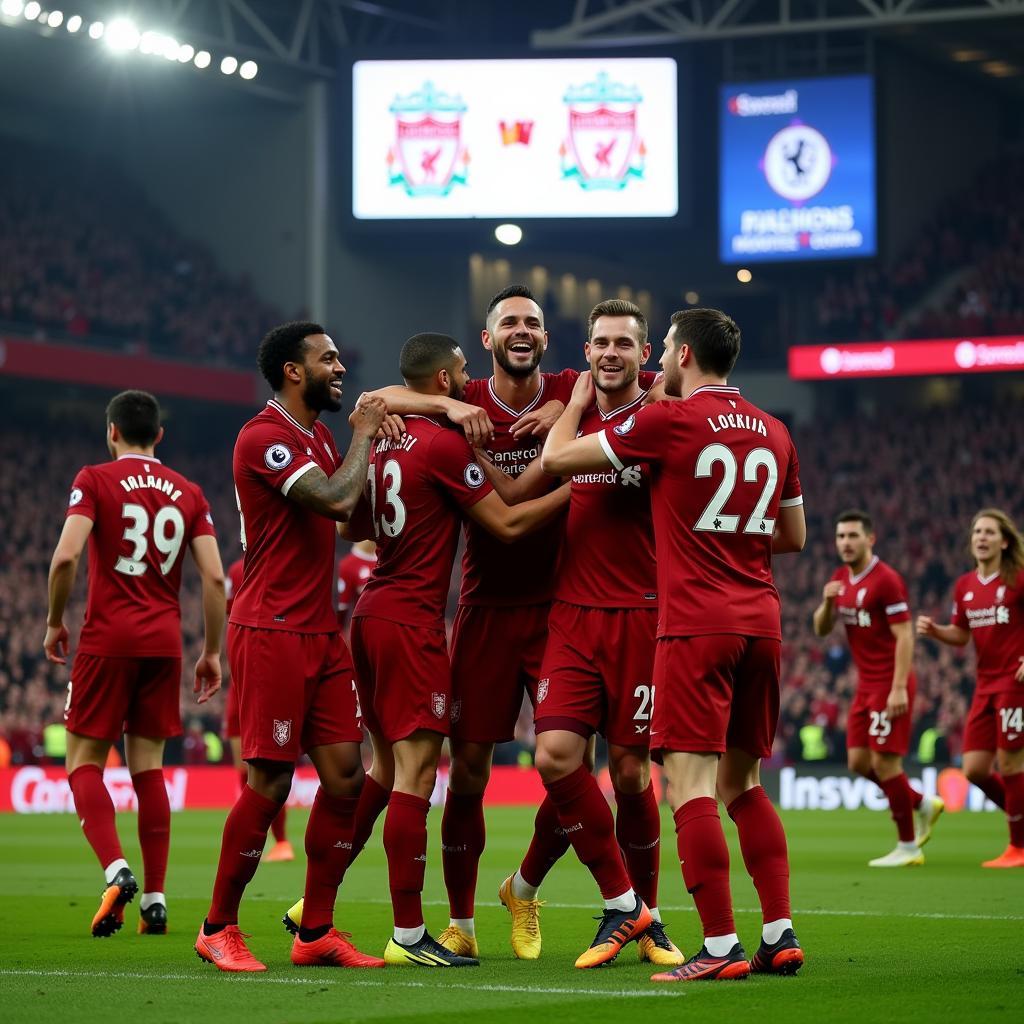 Liverpool thắng lớn tại Ngoại Hạng Anh