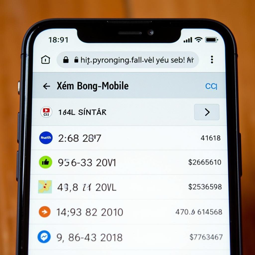 Kết quả xổ số miền Bắc 18/5/2018 trên Xem Bóng Mobile