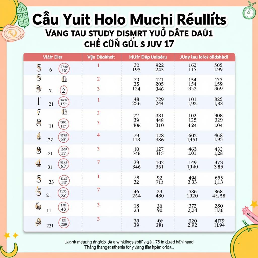 Kết Quả Xổ Số Vũng Tàu 17/7