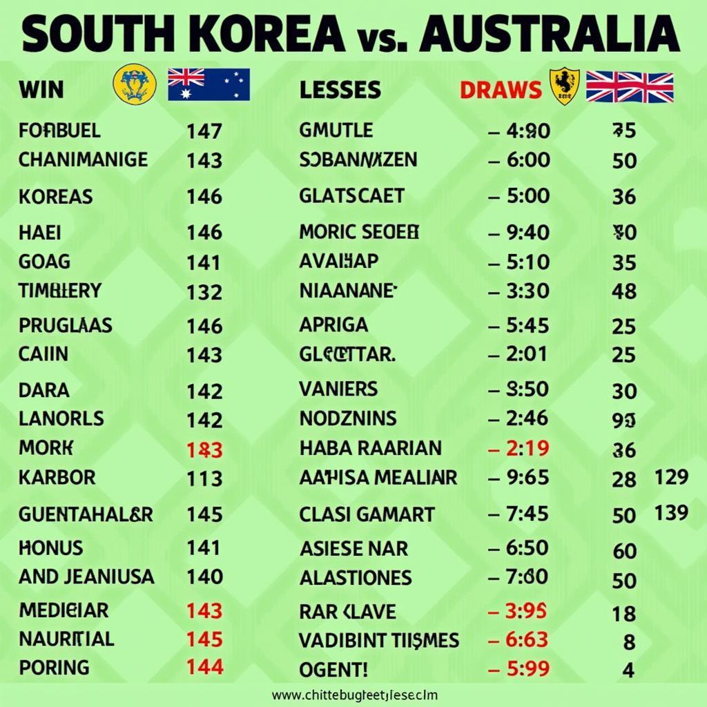 Lịch sử đối đầu giữa Hàn Quốc và Australia