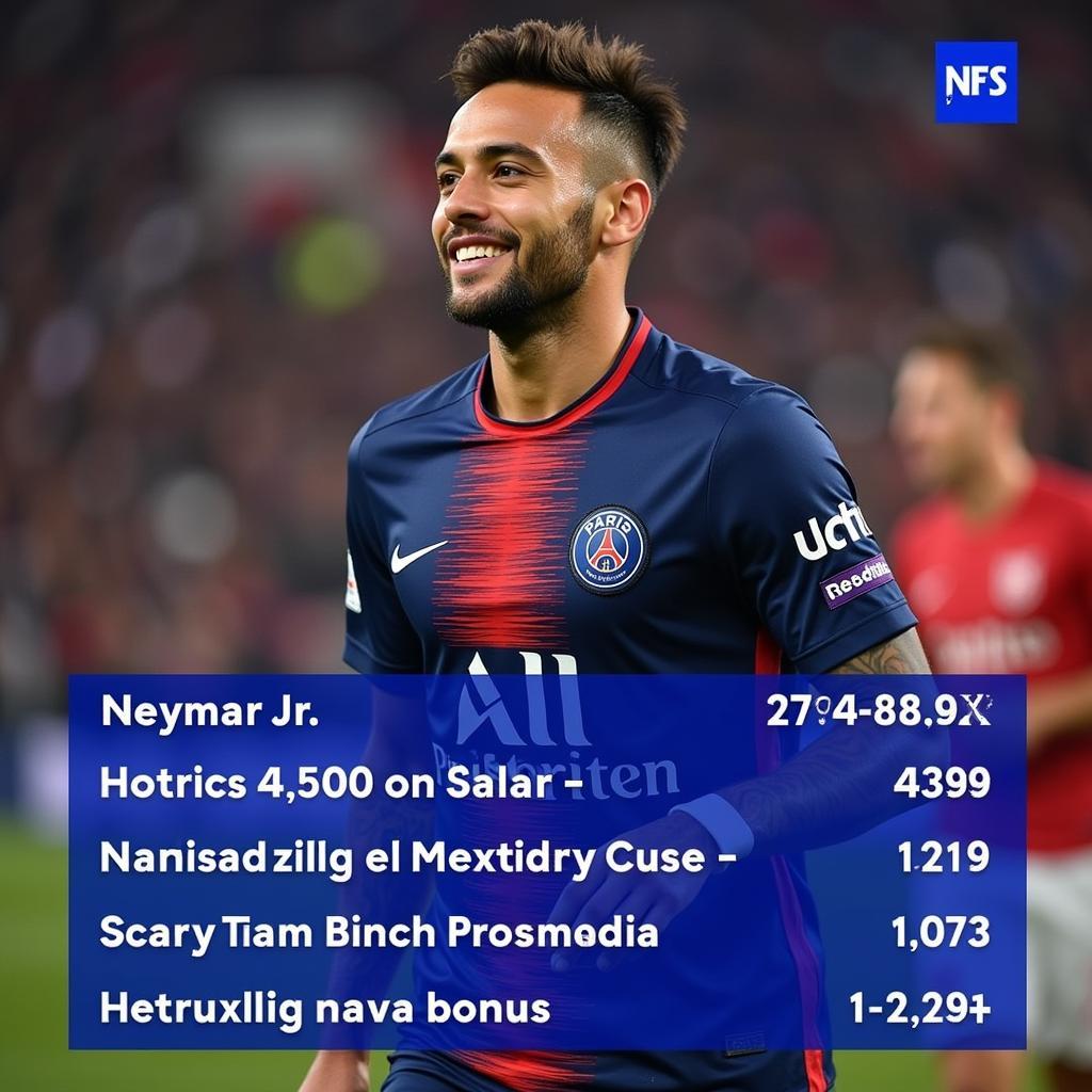 Lương của Neymar Jr tại PSG