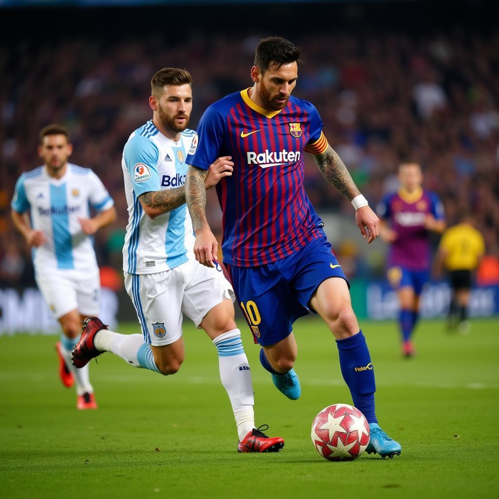 Messi tỏa sáng tại Cúp C1