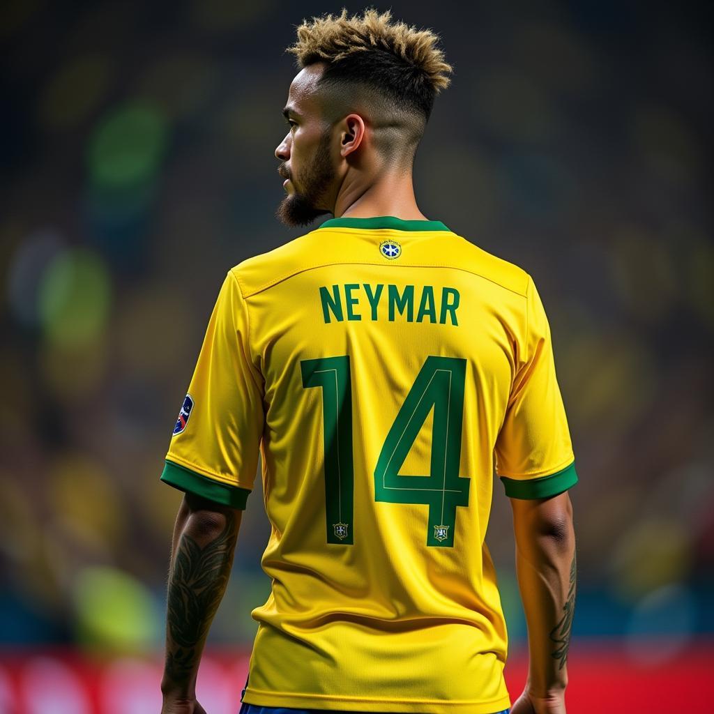 Neymar biểu tượng bóng đá Brazil