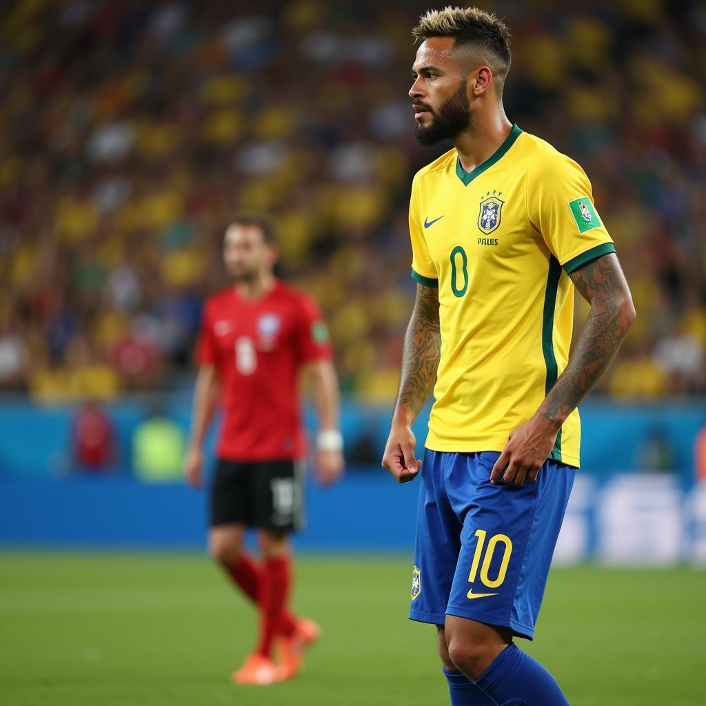 Neymar chịu áp lực tại World Cup 2018