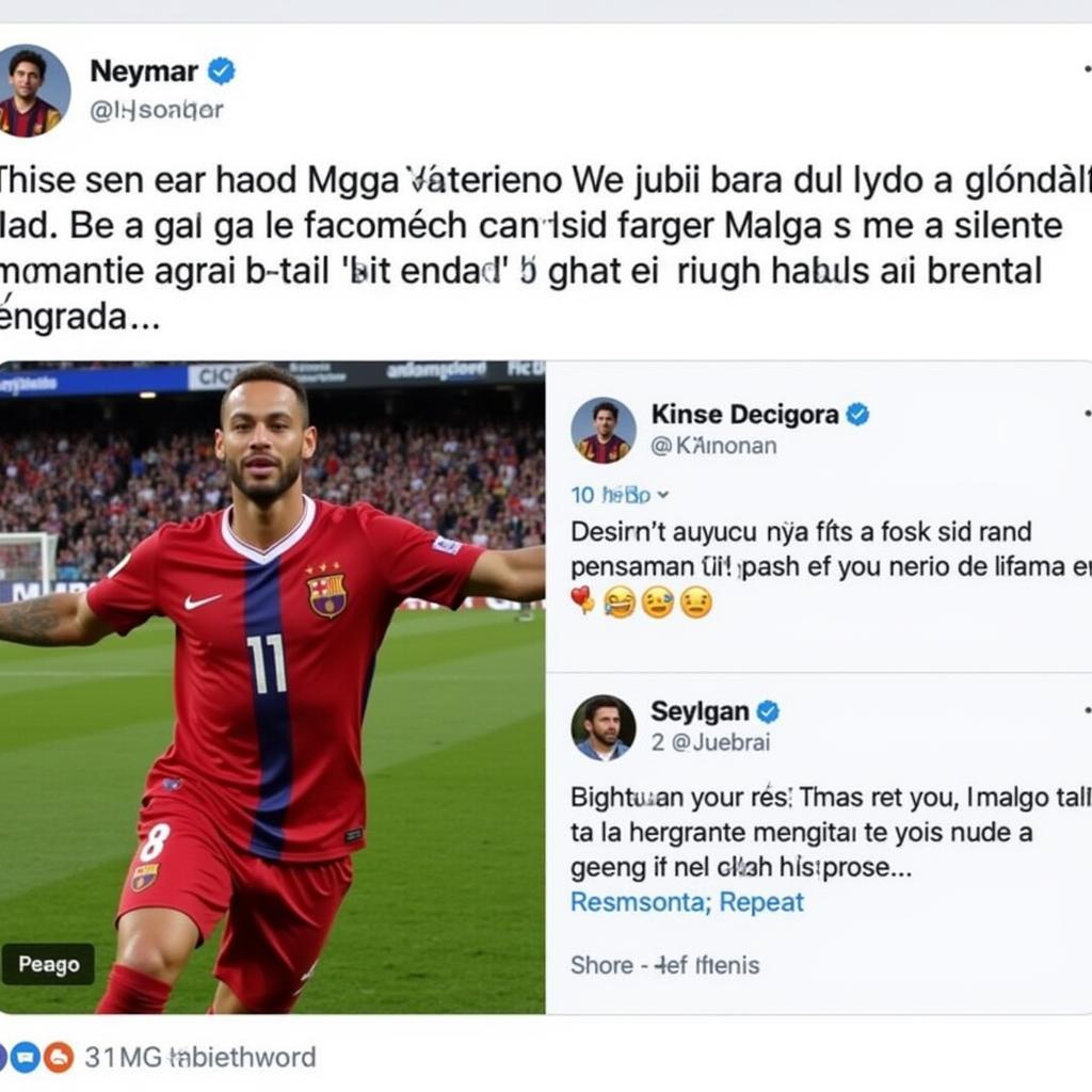 Neymar Chia Sẻ Video Meme Neymar Malga