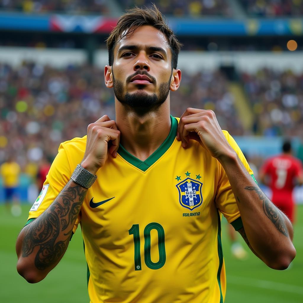 Neymar gánh trên vai áp lực tại World Cup 2018