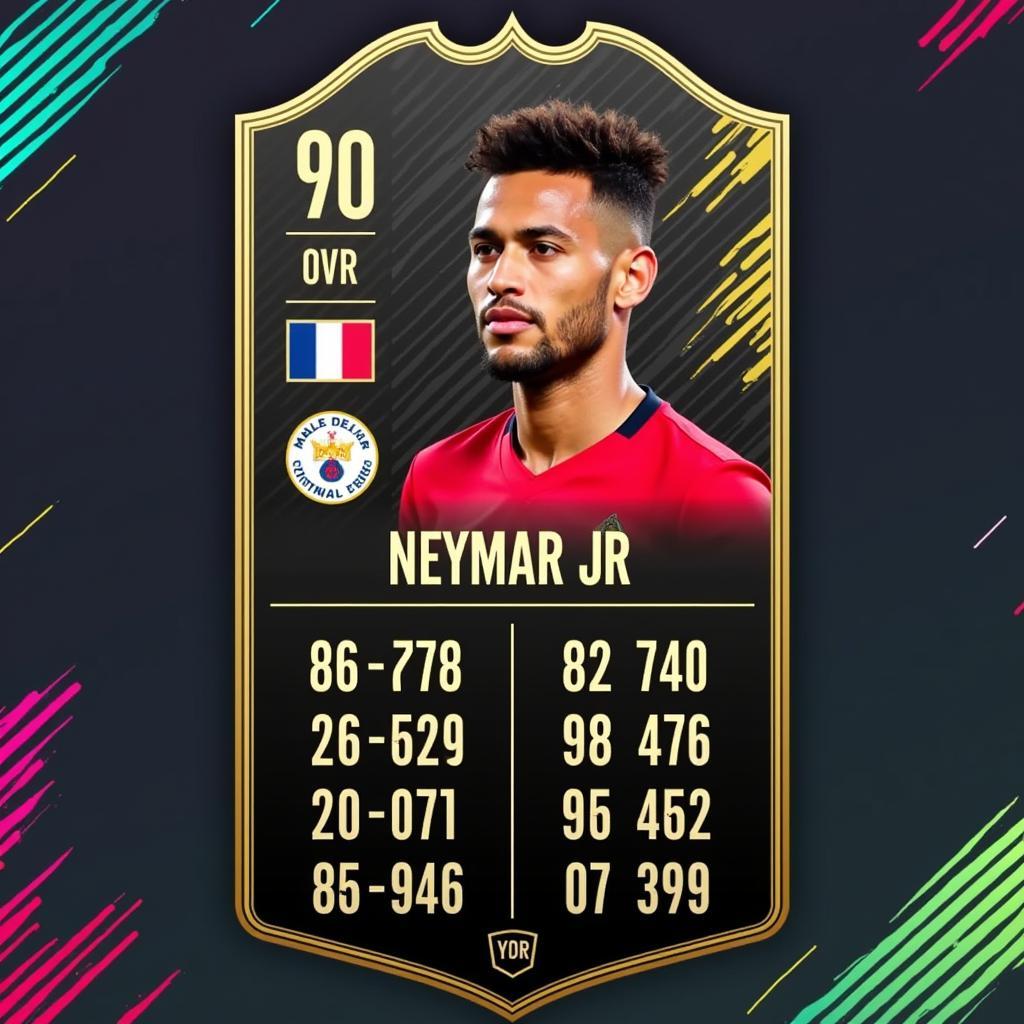 Neymar Jr 100 OVR in FIFA Mobile Team Formation