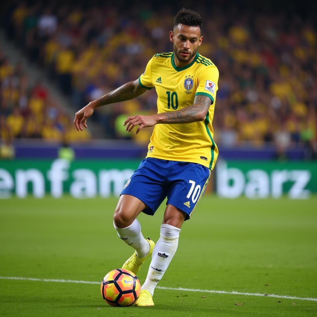 Neymar Jr dứt điểm tinh quái