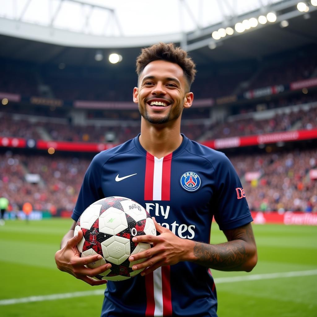 Neymar Jr trong maillot PSG