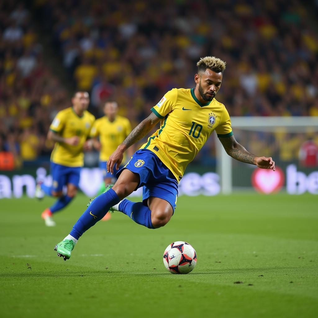 Nghệ thuật "ngã" của Neymar trên sân cỏ