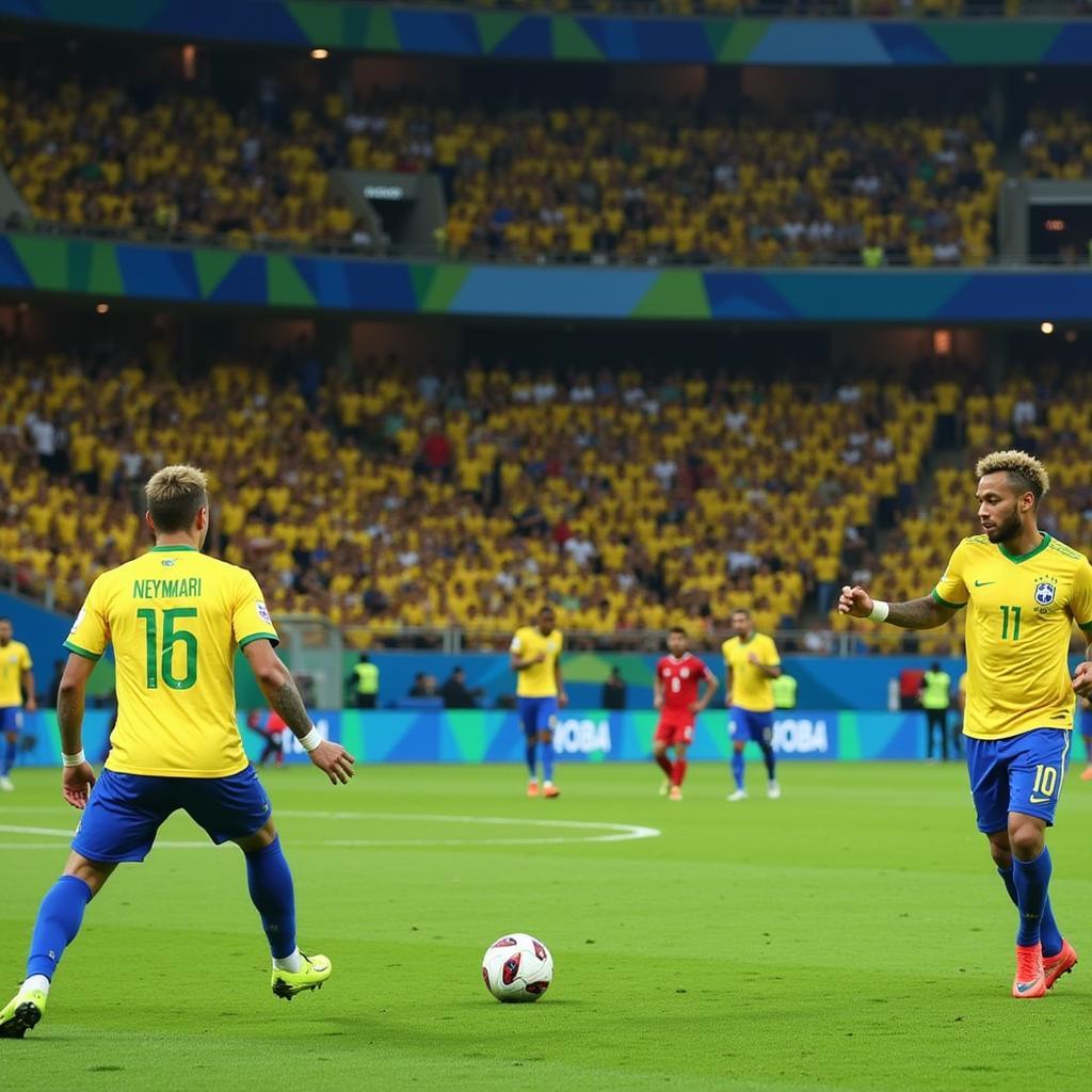 Neymar thực hiện quả penalty quyết định tại Olympic Rio 2016