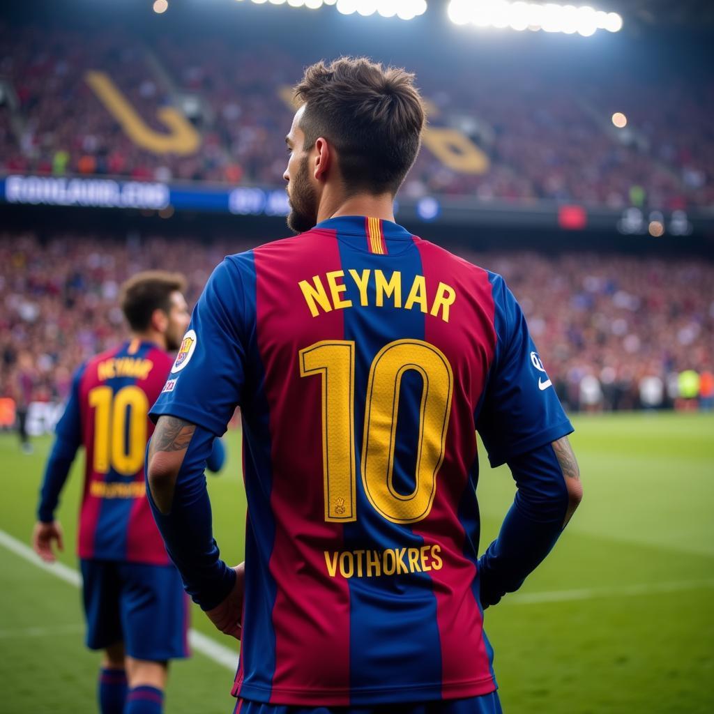 Neymar ra mắt trong màu áo Barca