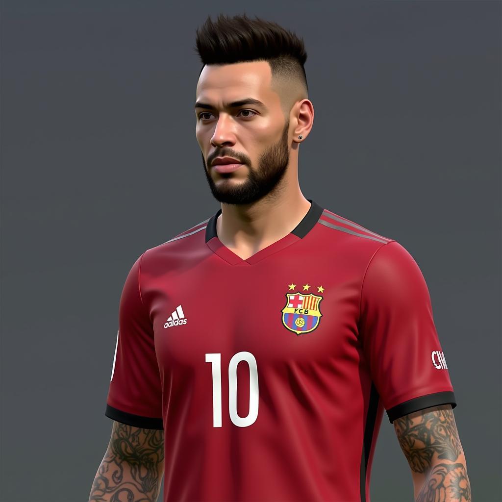 Neymar render trong game