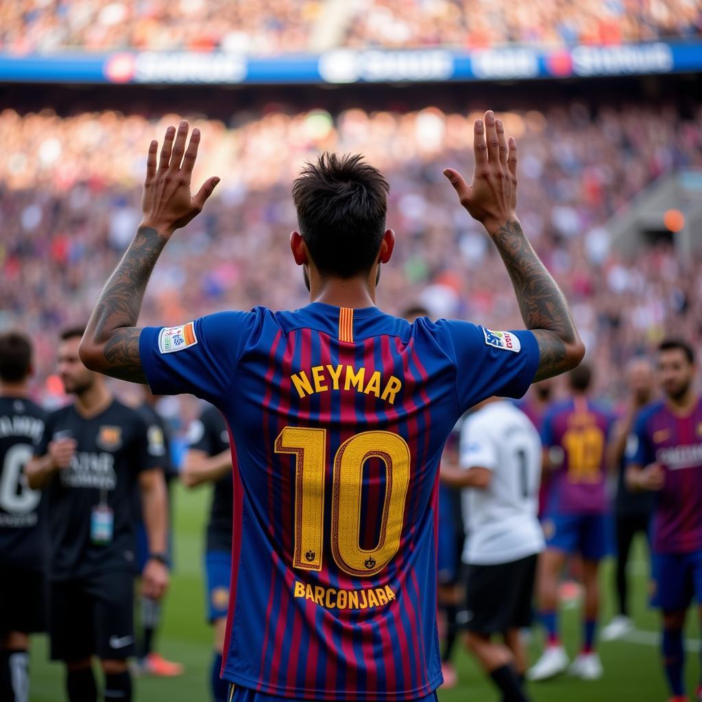 Neymar rời khỏi Barcelona