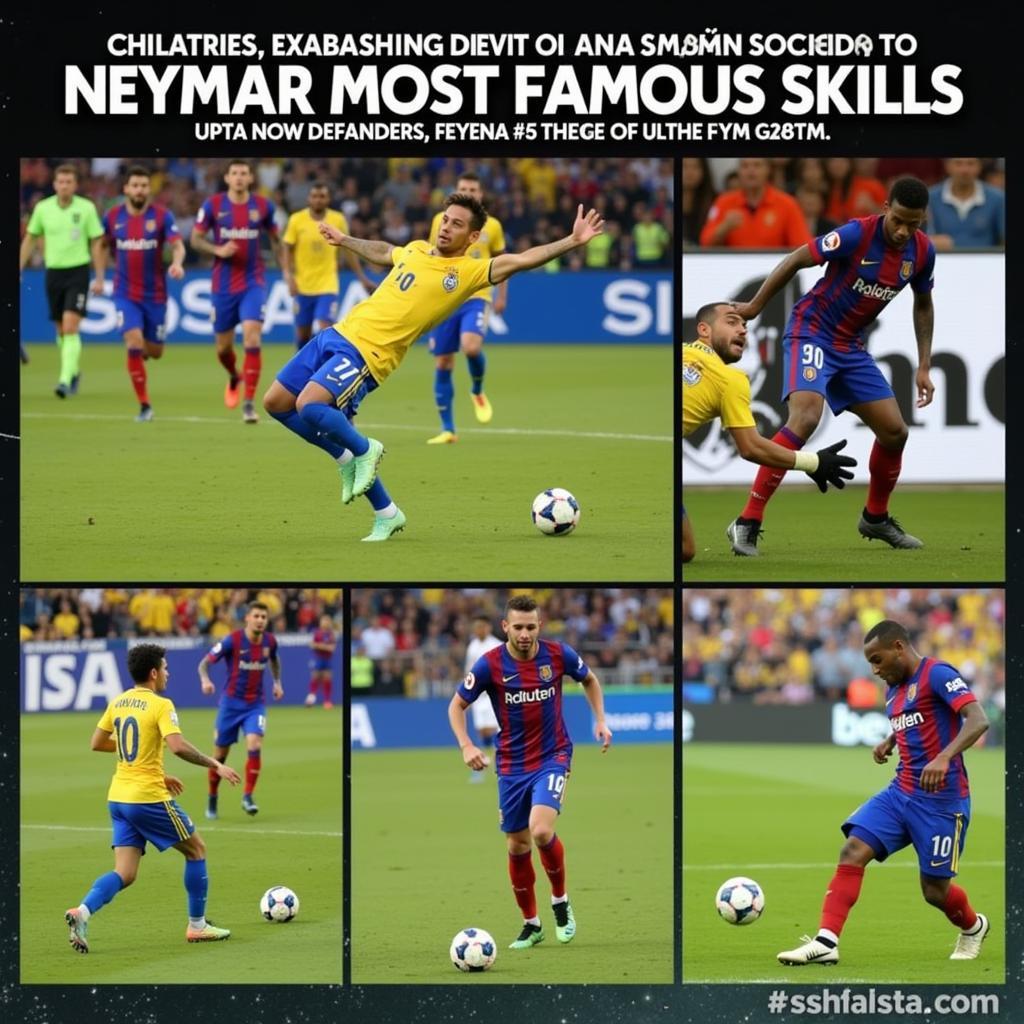 Neymar skill nổi tiếng: "Cơn ác mộng" của hàng phòng ngự