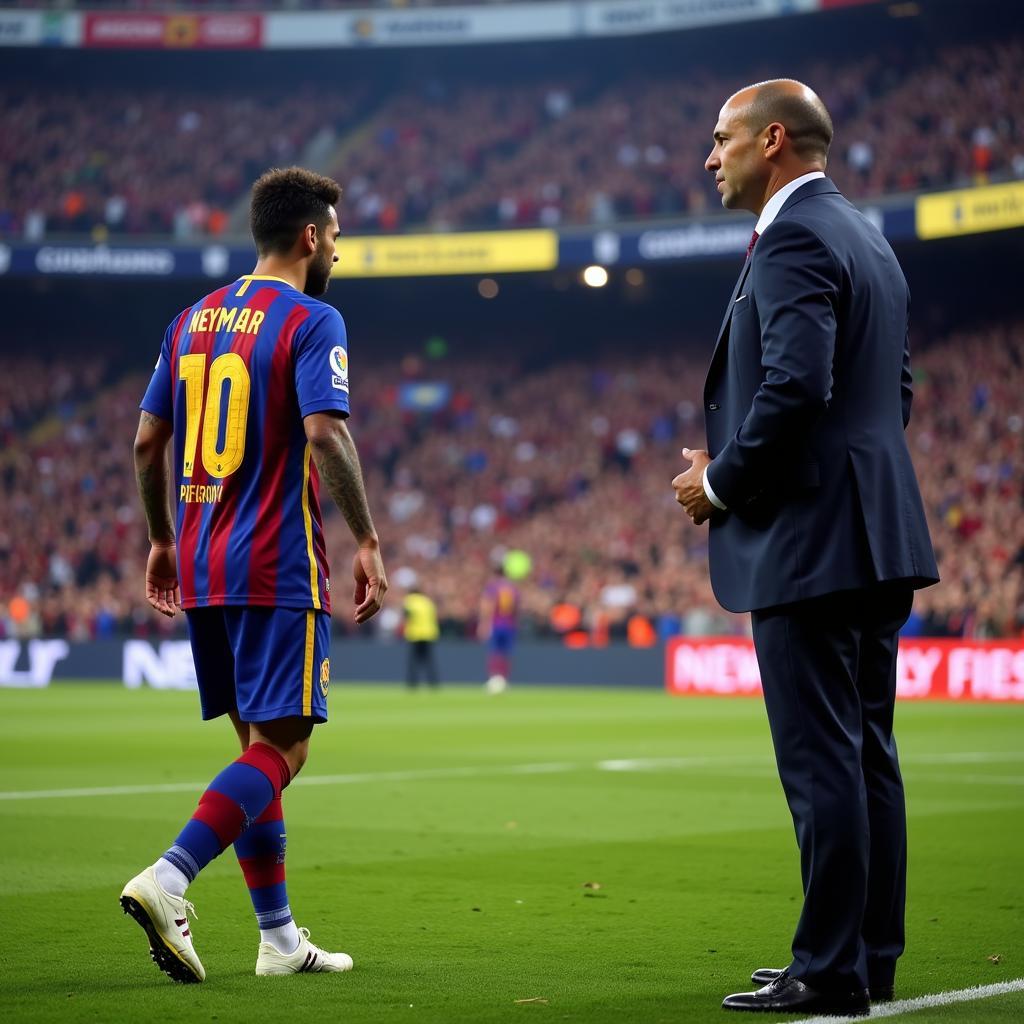 Neymar trở về Nou Camp