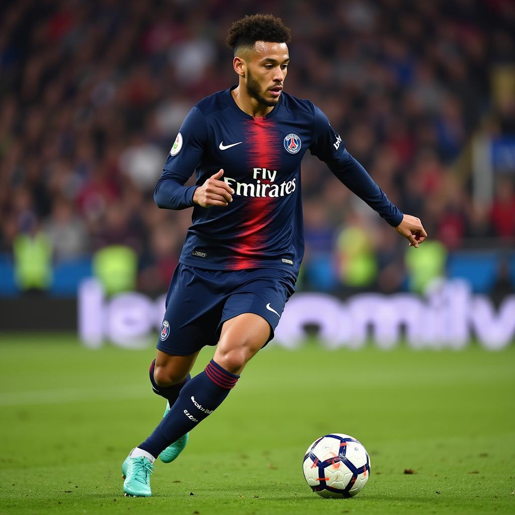 Neymar trong màu áo PSG