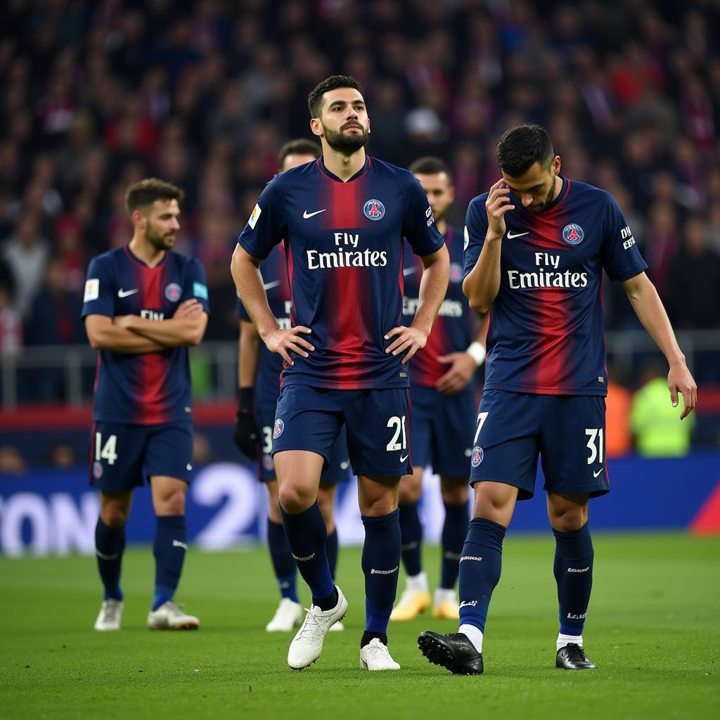 PSG thất bại tại Champions League