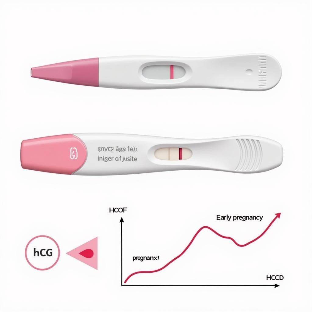 Que thử thai và hormone hCG