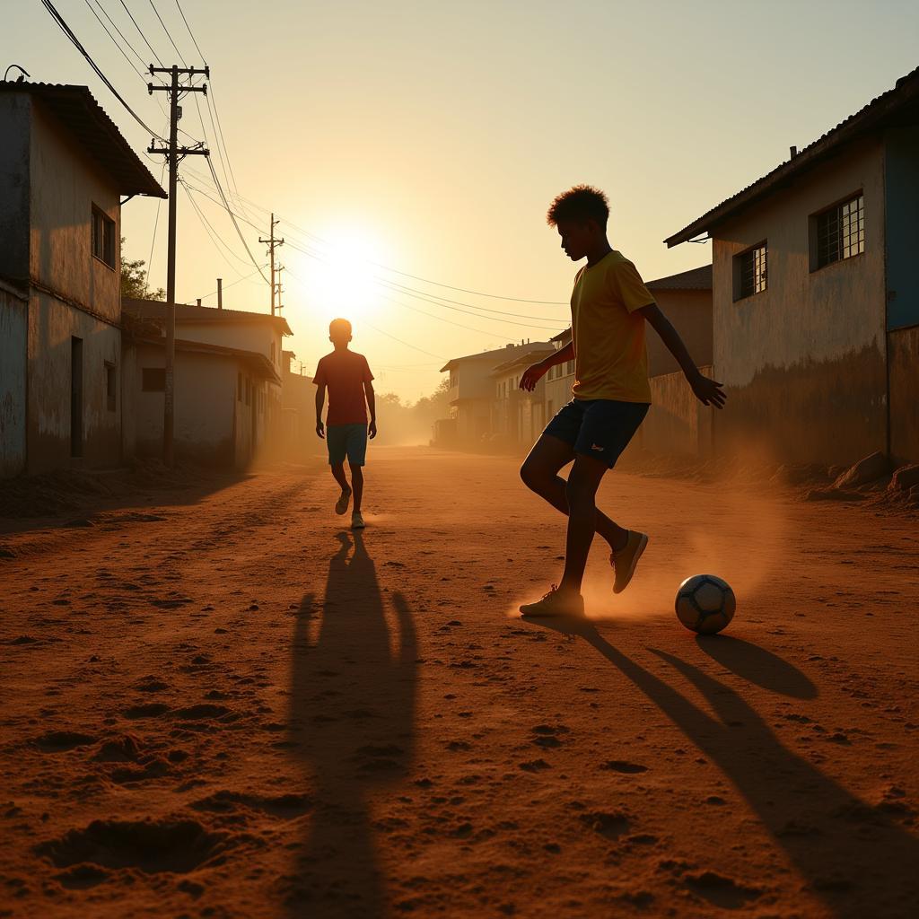 Neymar's Small Football Field