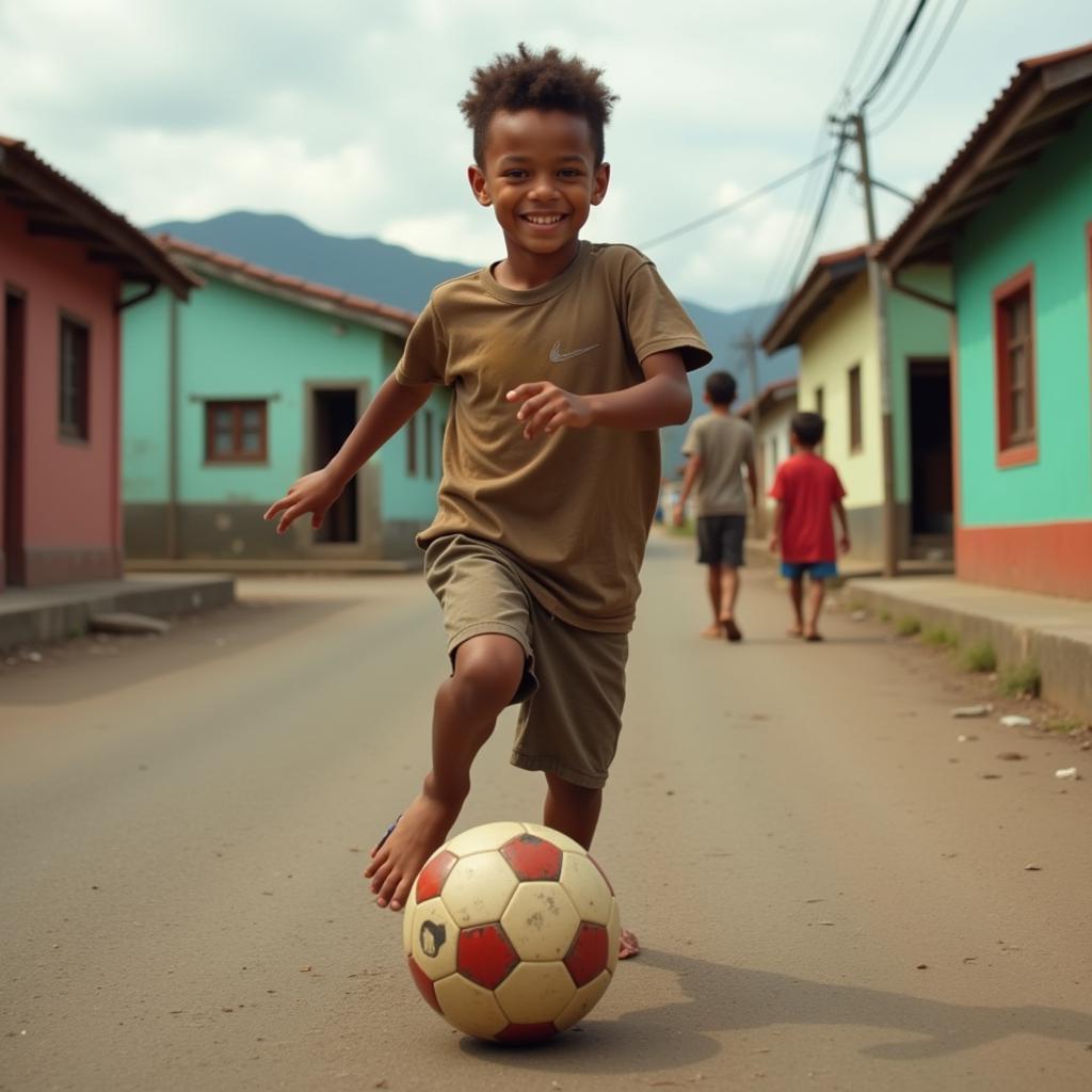 Tuổi thơ Neymar Jr. trên đường phố Brazil