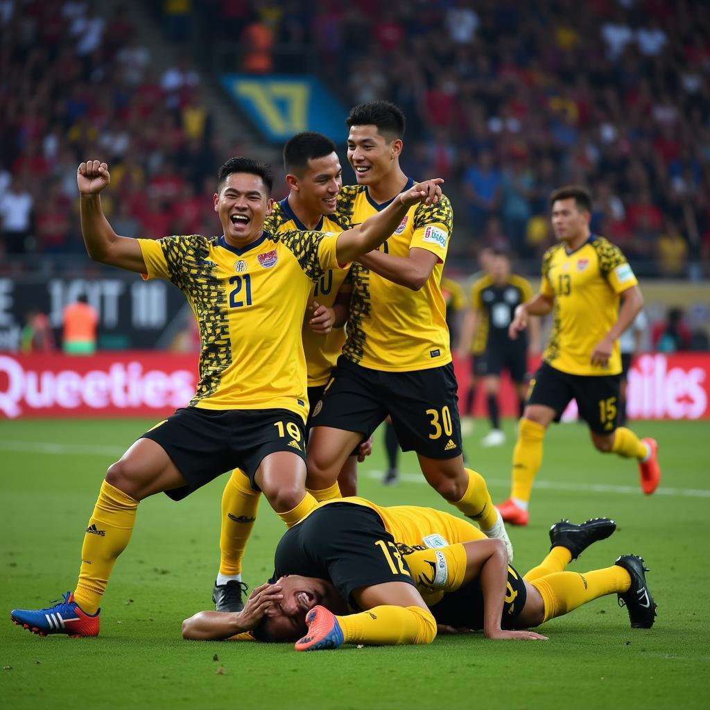 U22 Malaysia chiến thắng nghẹt thở