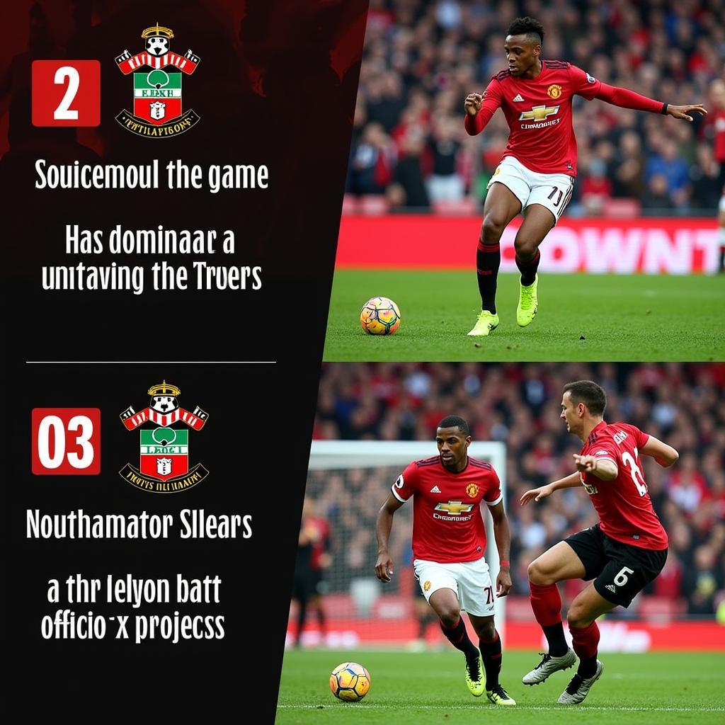 Các kịch bản có thể xảy ra trong trận đấu MU vs Southampton