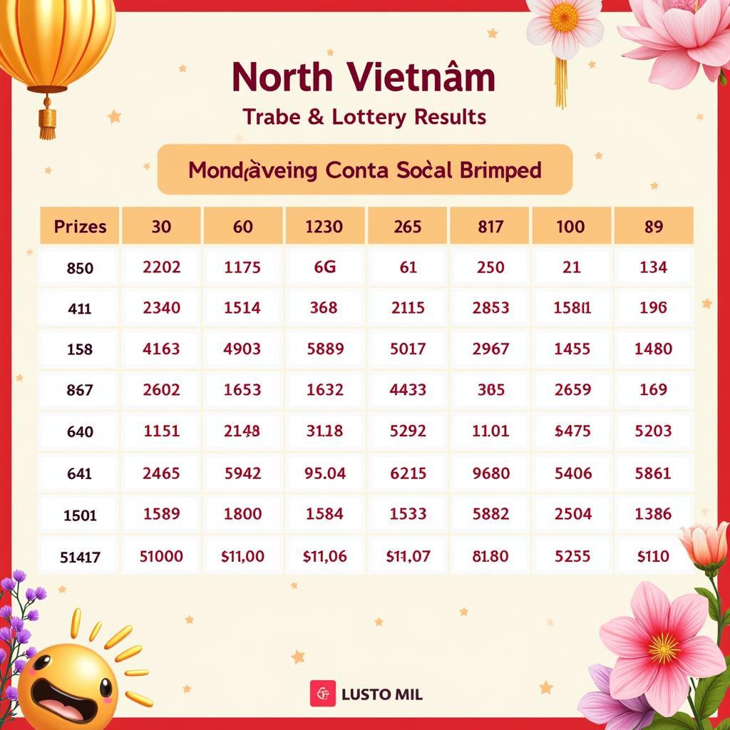 Xổ số miền Bắc ngày 8/5 chi tiết