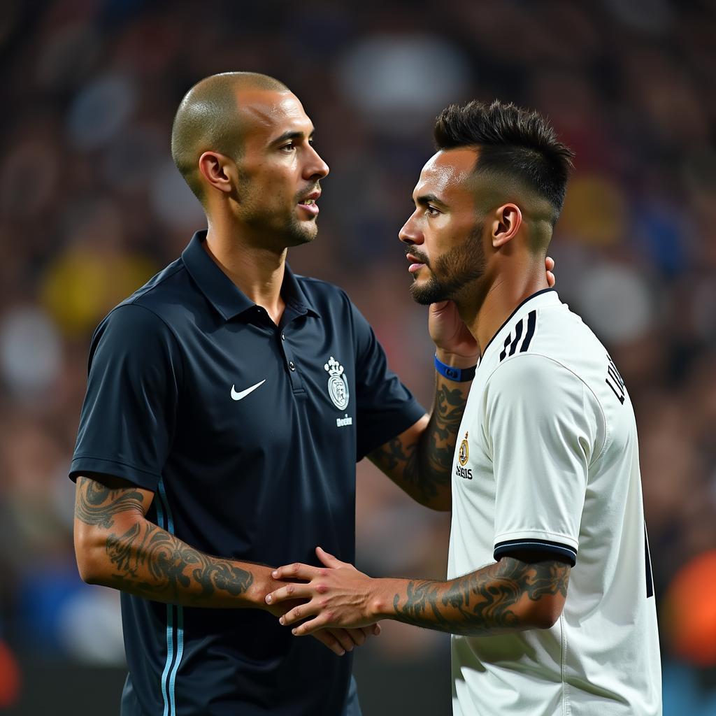 Zidane hướng dẫn Neymar