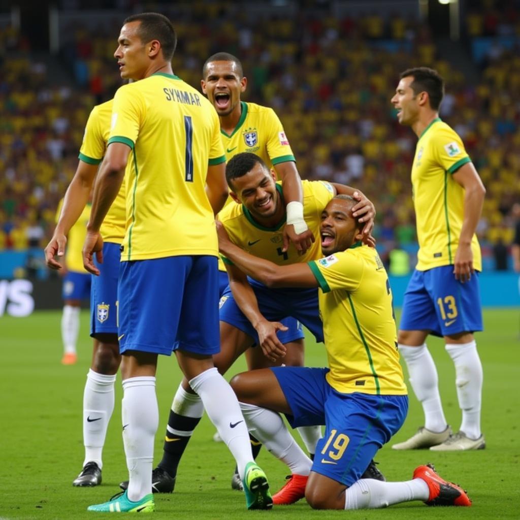 Zuniga phạm lỗi với Neymar tại World Cup 2014